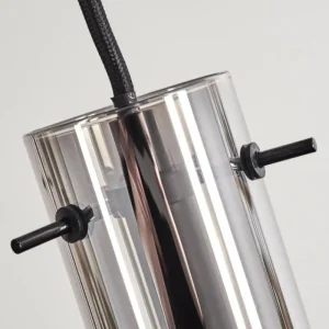 hofstein Suspension Caimitte Clair, Fumé, 3 lumières* Lampes Modernes