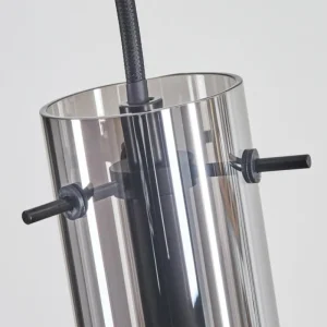 hofstein Suspension Caimitte Noir, 7 lumières* Lampes Modernes
