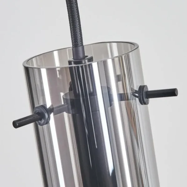 hofstein Suspension Caimitte Noir, 7 lumières* Lampes Modernes