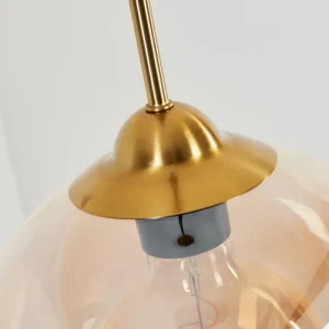 hofstein Suspension Calapa Laiton, 1 lumière* Lampes En Verre
