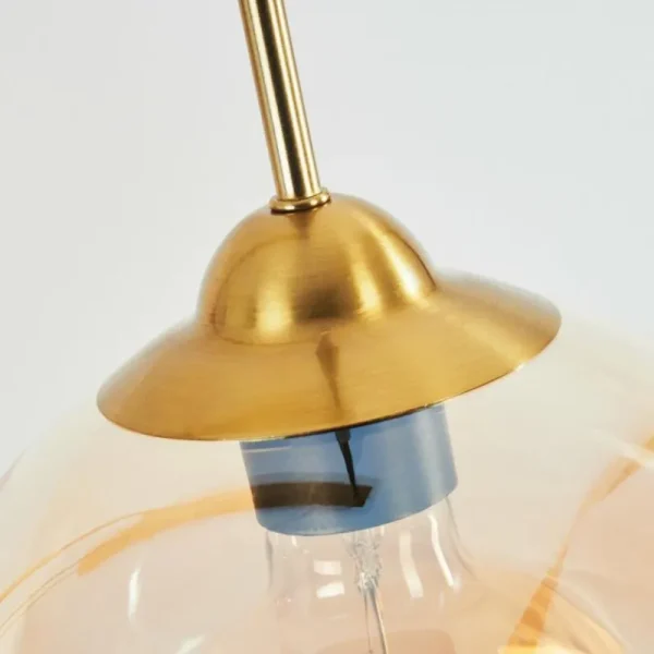 hofstein Suspension Calapa Laiton, 8 lumières* Lampes En Verre
