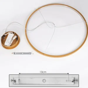 hofstein Suspension Calcium LED Laiton, 1 lumière* Lampes Modernes