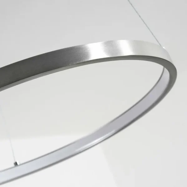 hofstein Suspension Calcium LED Nickel mat, 1 lumière* Lampes Modernes