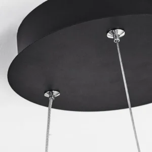 hofstein Suspension Calcium LED Noir, 1 lumière* Lampes Modernes