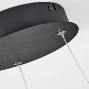 hofstein Suspension Calcium LED Noir, 1 lumière* Lampes Modernes