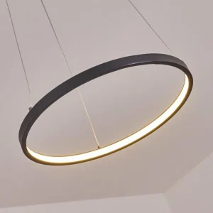 hofstein Suspension Calcium LED Noir, 1 lumière* Lampes Modernes