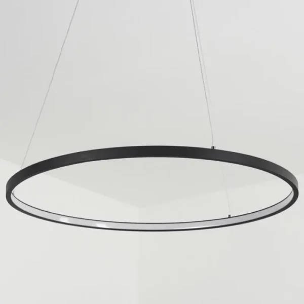 hofstein Suspension Calcium LED Noir, 1 lumière* Lampes Modernes