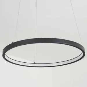 hofstein Suspension Calcium LED Noir, 1 lumière* Lampes Modernes