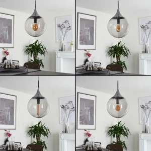 hofstein Suspension Calvisi Chrome, 1 lumière* Lampes Modernes