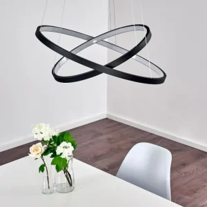 hofstein Suspension Canisteo LED Noir, 2 lumières* Lampes Modernes