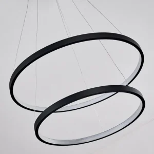 hofstein Suspension Canisteo LED Noir, 2 lumières* Lampes Modernes
