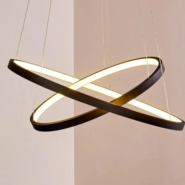 hofstein Suspension Canisteo LED Noir, 2 lumières* Lampes Modernes