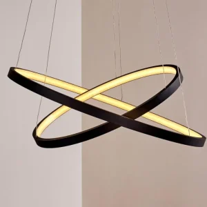 hofstein Suspension Canisteo LED Noir, 2 lumières* Lampes Modernes