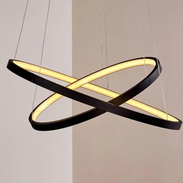 hofstein Suspension Canisteo LED Noir, 2 lumières* Lampes Modernes