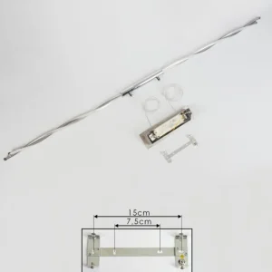 hofstein Suspension Carmacks LED Chrome, 4 lumières* Lampes Modernes
