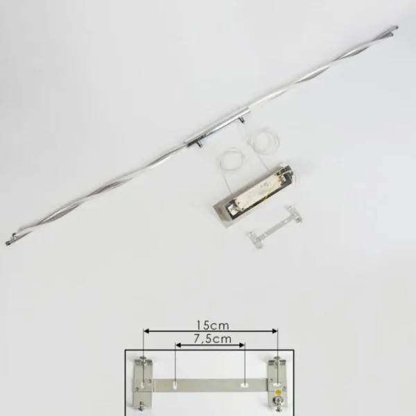 hofstein Suspension Carmacks LED Chrome, 4 lumières* Lampes Modernes