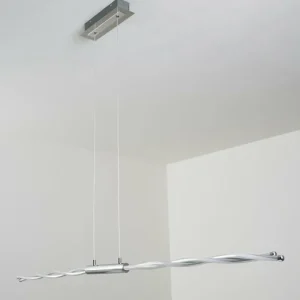 hofstein Suspension CARMACKS LED Chrome, 4 lumières* Lampes Modernes