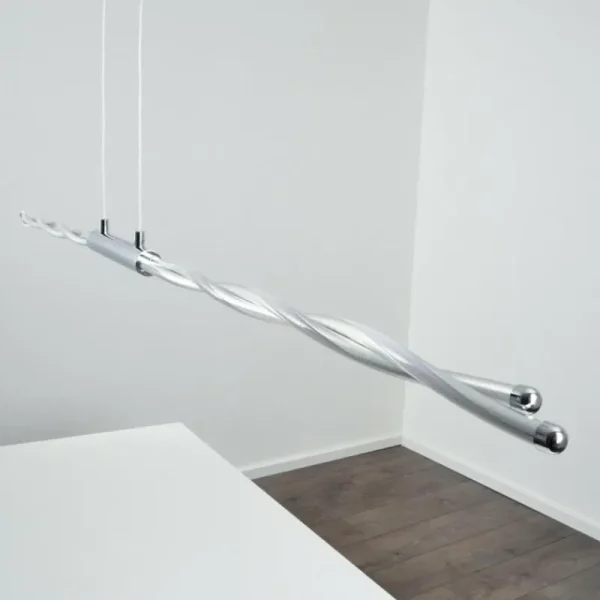 hofstein Suspension CARMACKS LED Chrome, 4 lumières* Lampes Modernes