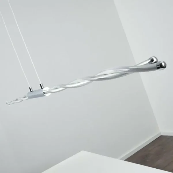 hofstein Suspension CARMACKS LED Chrome, 4 lumières* Lampes Modernes