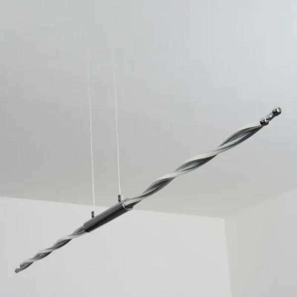 hofstein Suspension Carmacks LED Chrome, 4 lumières* Lampes Modernes