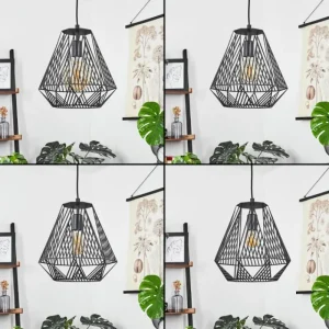 hofstein Suspension Cassils Noir, 1 lumière* Lampes Modernes