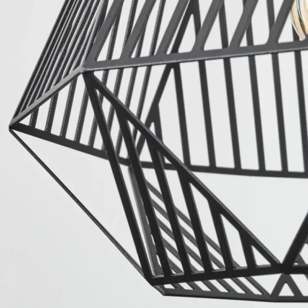 hofstein Suspension Cassils Noir, 1 lumière* Lampes Modernes