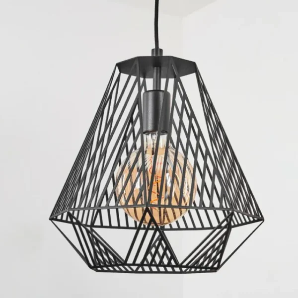 hofstein Suspension Cassils Noir, 1 lumière* Lampes Modernes