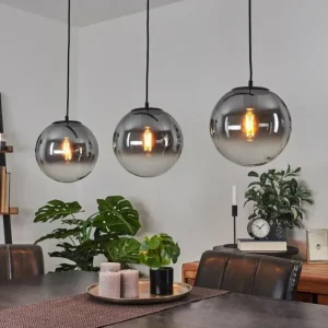 hofstein Suspension Cercado Noir, 3 lumières* Lampes Modernes