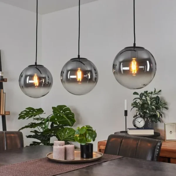 hofstein Suspension Cercado Noir, 3 lumières* Lampes Modernes