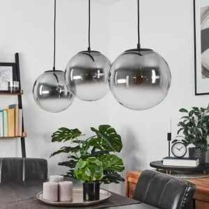 hofstein Suspension Cercado Noir, 3 lumières* Lampes Modernes