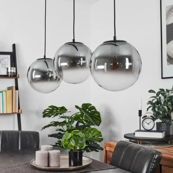 hofstein Suspension Cercado Noir, 3 lumières* Lampes Modernes