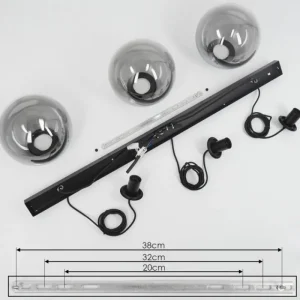 hofstein Suspension Cercado Noir, 3 lumières* Lampes Modernes