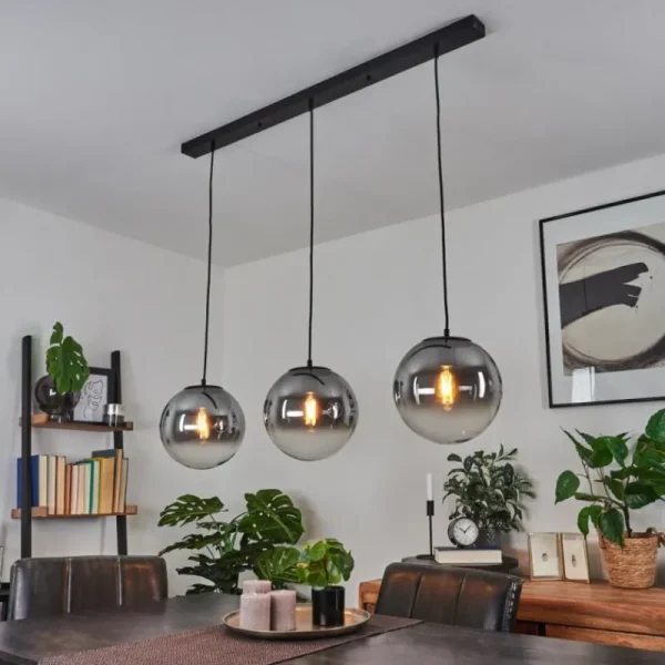 hofstein Suspension Cercado Noir, 3 lumières* Lampes Modernes