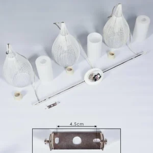 hofstein Suspension Chipoc Blanc, 3 lumières* Lampes Modernes