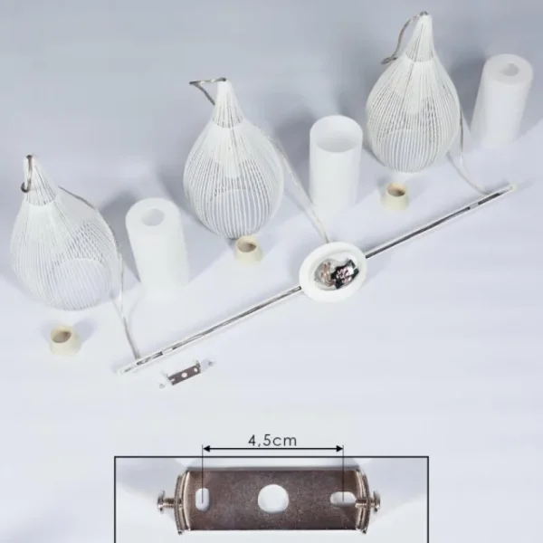 hofstein Suspension Chipoc Blanc, 3 lumières* Lampes Modernes