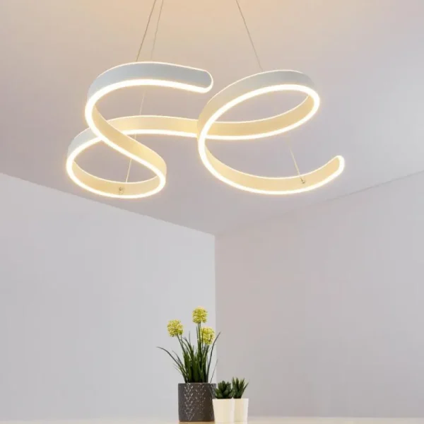hofstein Suspension Chippewa LED Blanc, 1 lumière* Lampes Modernes