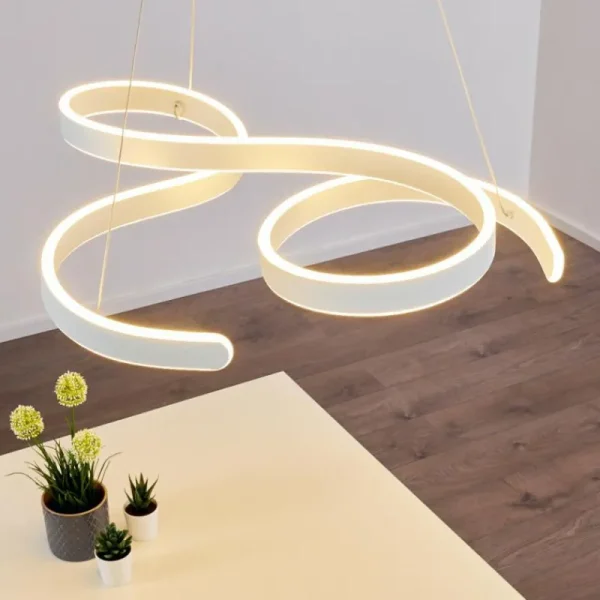 hofstein Suspension Chippewa LED Blanc, 1 lumière* Lampes Modernes