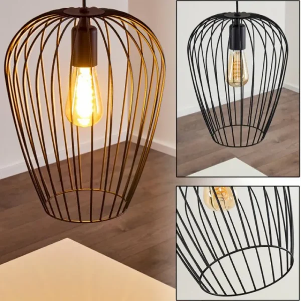 hofstein Suspension Chiuta Noir, 1 lumière* Lampes Modernes