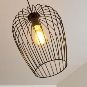 hofstein Suspension Chiuta Noir, 1 lumière* Lampes Modernes