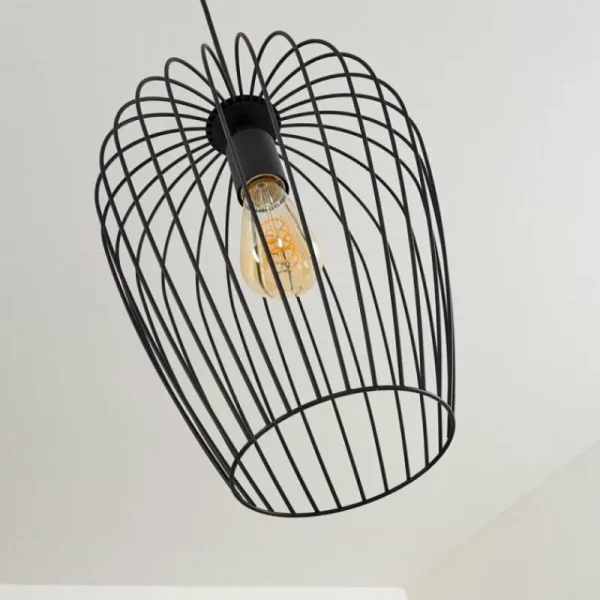 hofstein Suspension Chiuta Noir, 1 lumière* Lampes Modernes