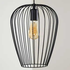 hofstein Suspension Chiuta Noir, 1 lumière* Lampes Modernes