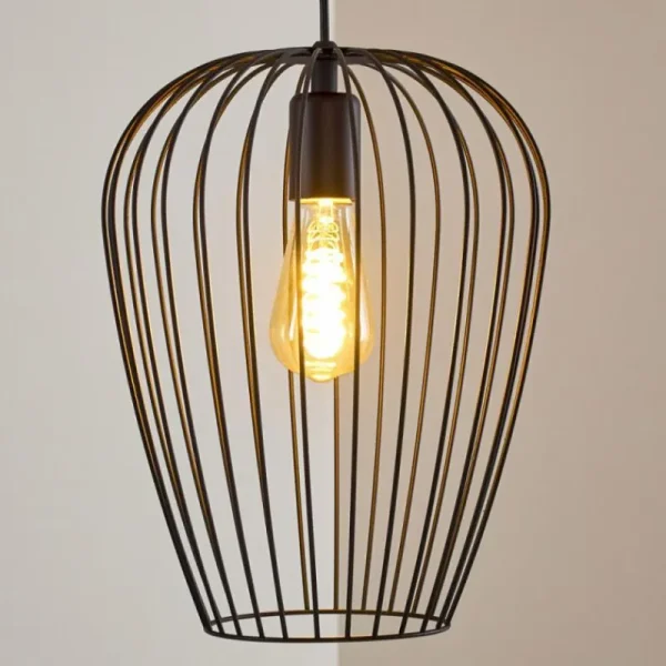 hofstein Suspension Chiuta Noir, 1 lumière* Lampes Modernes