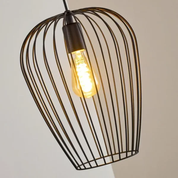 hofstein Suspension Chiuta Noir, 1 lumière* Lampes Modernes