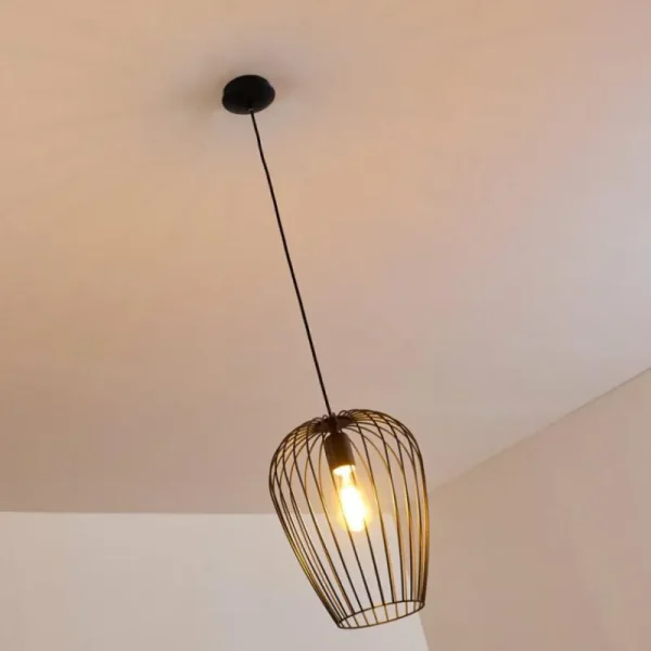hofstein Suspension Chiuta Noir, 1 lumière* Lampes Modernes