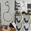 hofstein Suspension Chlak LED Noir, 3 lumières, Télécommandes* Lampes Modernes