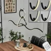 hofstein Suspension Chlak LED Noir, 3 lumières, Télécommandes* Lampes Modernes