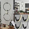 hofstein Suspension Chlak LED Noir, 3 lumières, Télécommandes* Lampes Modernes