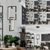 hofstein Suspension Chlak LED Noir, 2 lumières, Télécommandes* Lampes Modernes