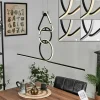 hofstein Suspension Chlak LED Noir, 3 lumières, Télécommandes* Lampes Modernes