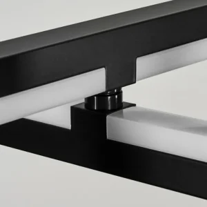 hofstein Suspension Chlak LED Noir, 2 lumières, Télécommandes* Lampes Modernes